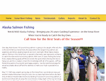 Tablet Screenshot of alaska-salmon-fishing-king.com